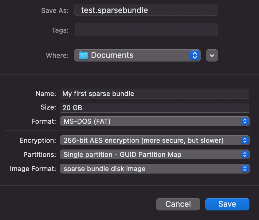 how to open a mac os sparsebundle